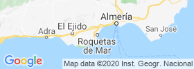 Roquetas De Mar map